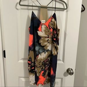 Bright floral fun strappy dress